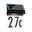 Solar LED House number luminaire Neda IP44 3000K 14lm Black Black solar house number sign with illuminated white panel and large black digits 27c