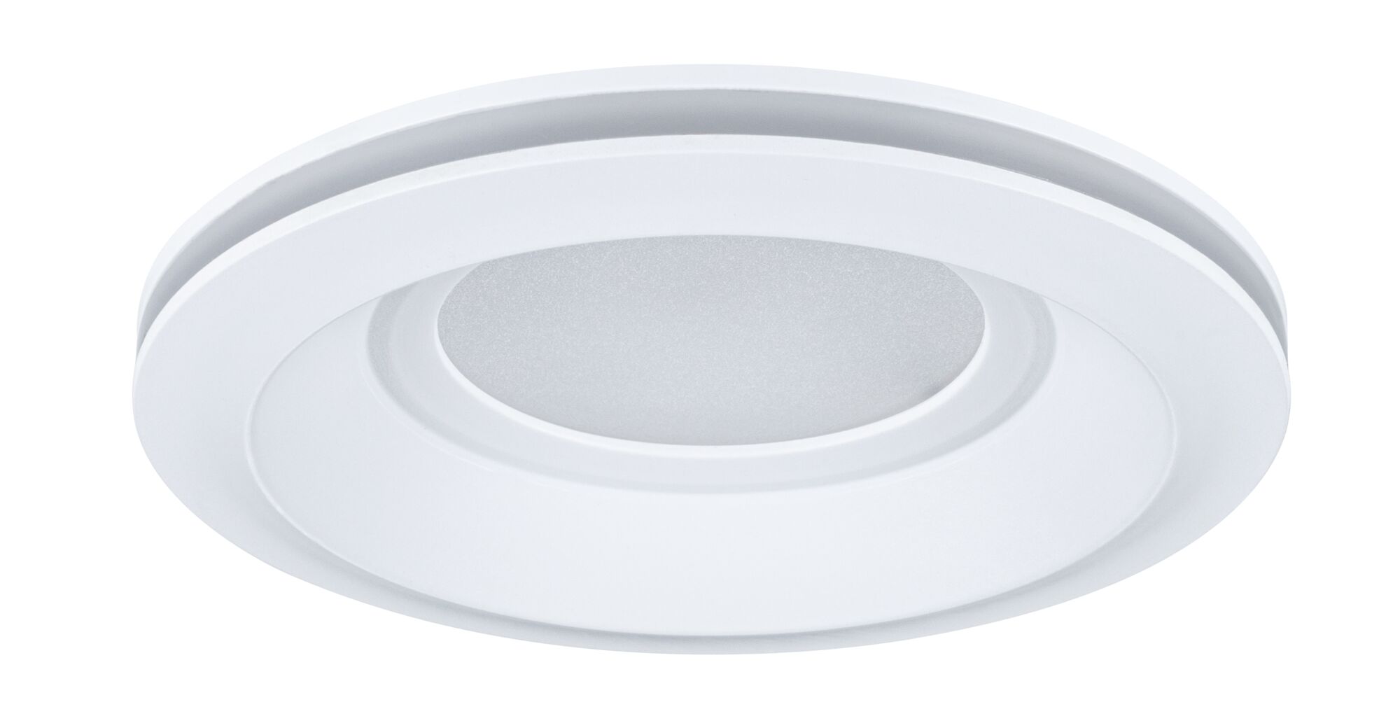 Rundes weißes LED-Einbaupanel aus Kunststoff für energiesparende Deckenbeleuchtung