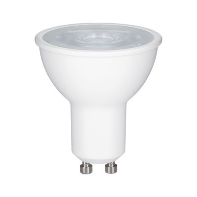 Lampe LED réflecteur blanche avec base GU10 en plastique pour éclairage économique