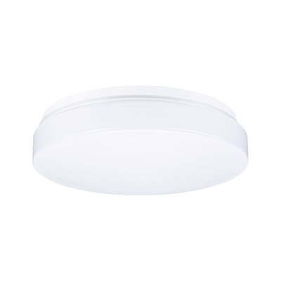 Rund hvid LED-loftslampe i plastik til energieeffektiv belysning af rum