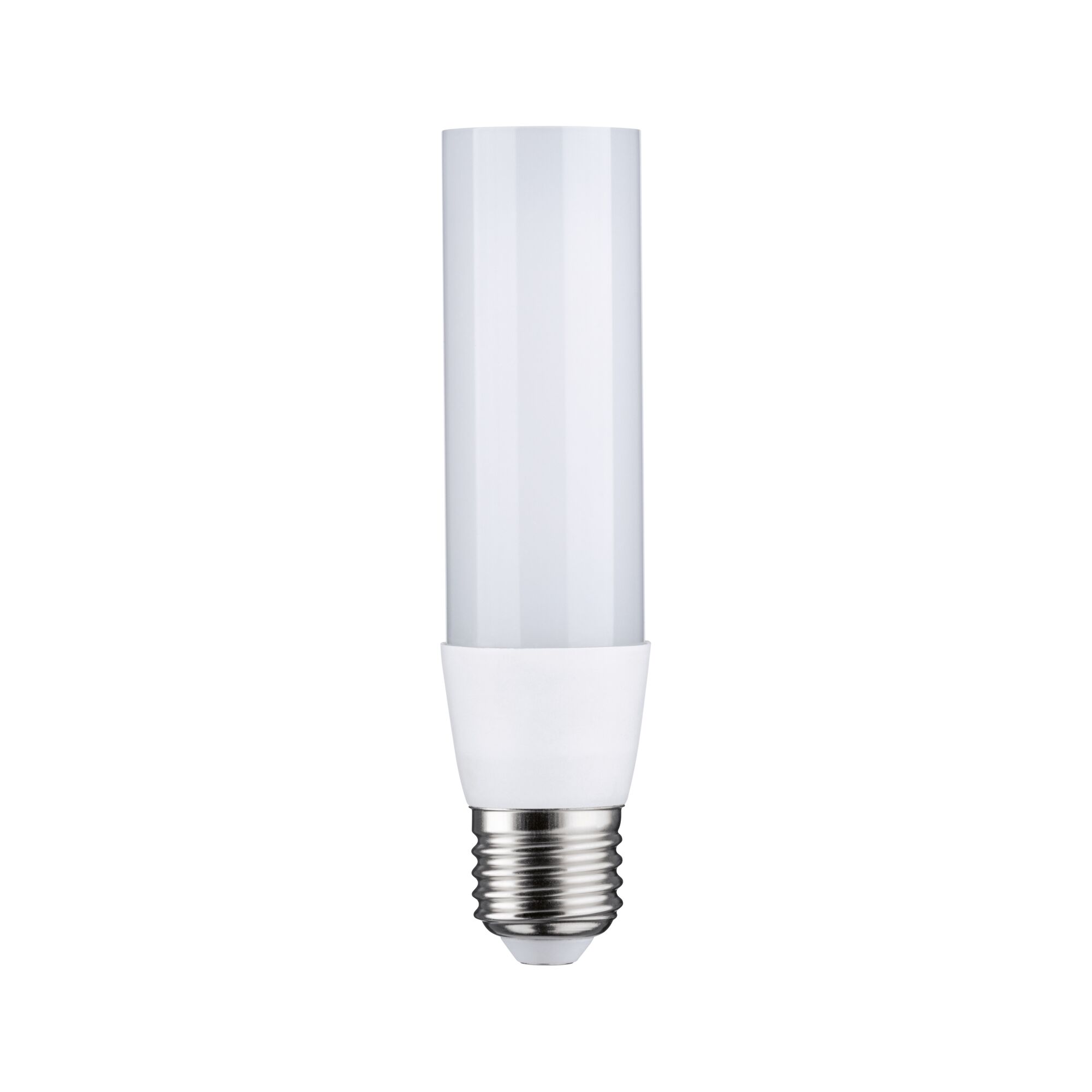 Standaard 230 V LED Deco Pipe E27 520lm 5,5W 2700K dimbaar Satijn Witte LED-lamp met E27-fitting van kunststof en metaal voor energiezuinige verlichting