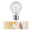 Filament 230 V 3-Step-Dim Ampoule LED E27 806lm 8W 2700K gradable Clair Ampoule LED dimmable en verre transparent avec intensité réglable de 10 à 100 pour cent