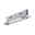 URail Connector Line connector 70x11mm max. 1000W Silver Gray plastic and metal component for electrical connections in lighting systems
