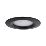 Panneau encastré LED rond noir avec couverture mate pour éclairage économique de la pièce