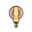 Inner Glow Edition Globe LED Ampoule intérieure sphérique E27 230V 230lm 4W 1800K Doré Ampoule LED ronde en verre ambré avec lumière blanc chaud pour éclairage décoratif