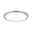Panneau LED Atria Shine Backlight rond 293mm 16W 1600lm 3000K Chrome mat Plafonnier LED rond avec cadre en aluminium argenté et diffuseur blanc pour éclairage moderne