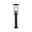 Pullertarmatur Classic insektvenligt IP44 500mm 2200K 4,3W 420lm 230V Sort E27 Metal Sort udendørslampe i metal med klart glas og synlig pære til havebelysning