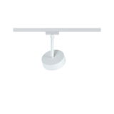 Spot LED blanc en métal sur rail pour un éclairage intérieur flexible