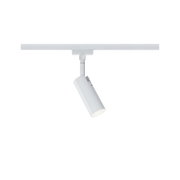 Moderne witte metalen LED-railspot voor flexibele verlichting in woonruimtes