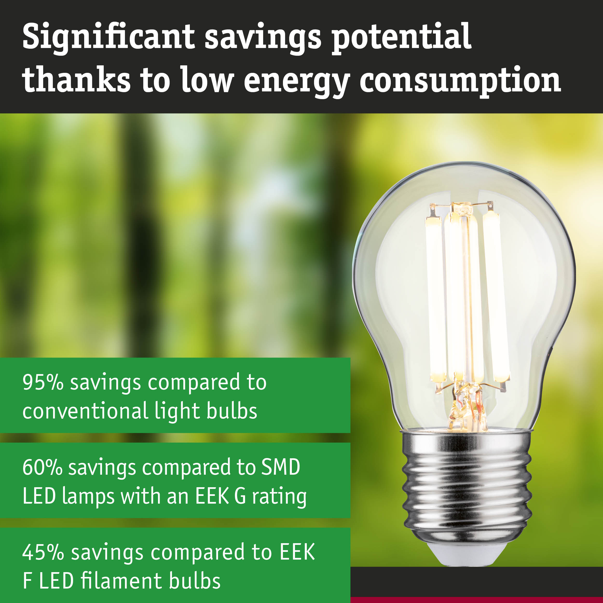 Energy-saving clear glass LED light bulb with silver base for efficient sustainable lighting