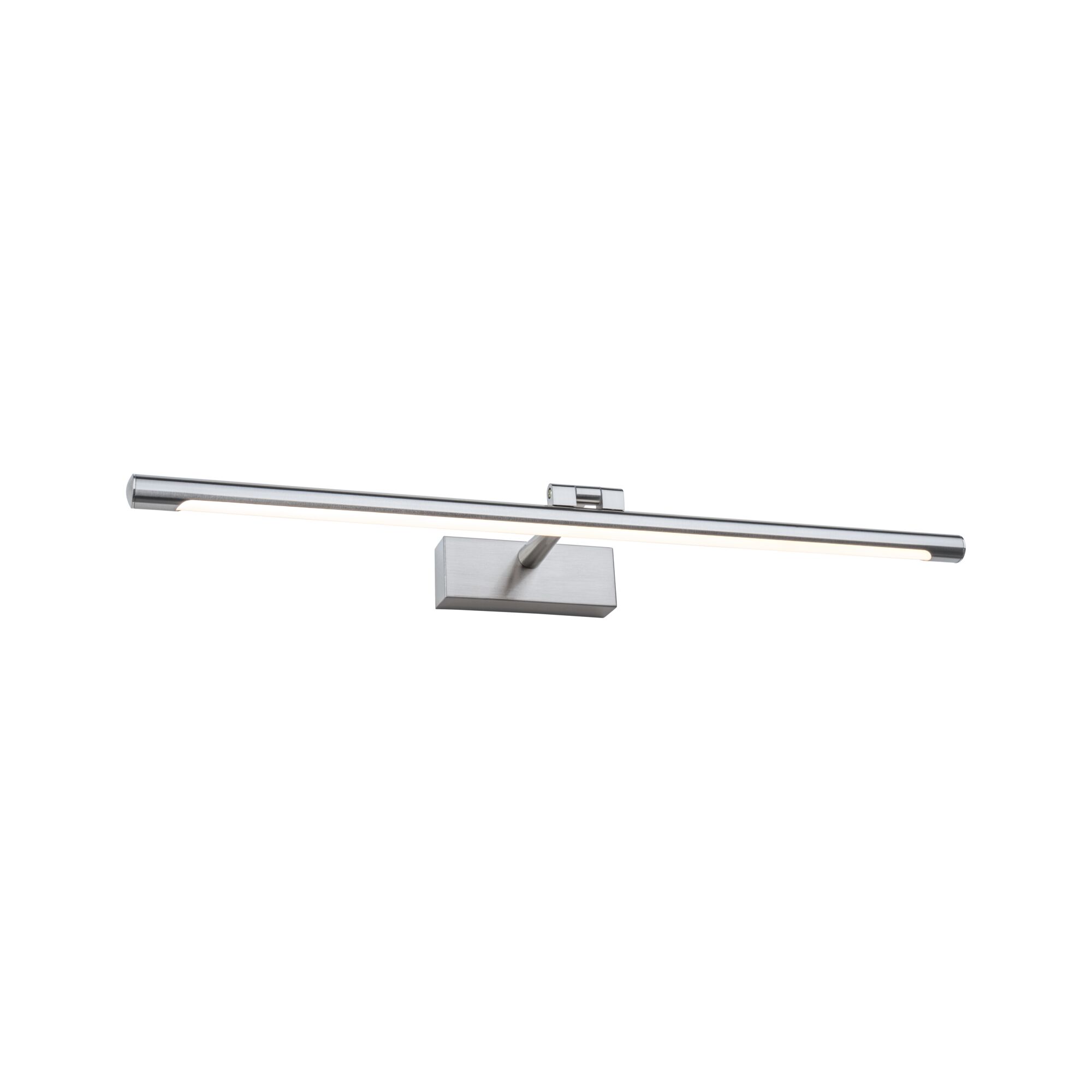 Éclairage de tableau LED Mingo 3000K 810lm 230V 11W Alu brossé Applique murale LED fine en aluminium brossé argenté pour éclairage intérieur moderne