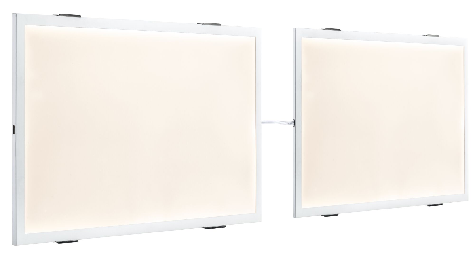 LED Under-cabinet luminaire Glow square 400x7mm 520lm 2700K White/Satin dimmable