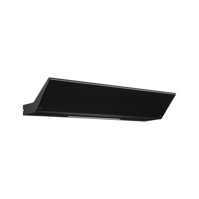 Lumière LED noire en métal à monter sous meuble, design moderne pour cuisine et espace de travail
