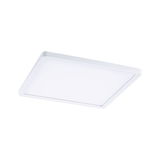 Rectangular white LED ceiling light with plastic frame for modern indoor lighting