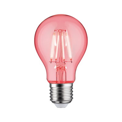 Ampoule LED à verre rouge avec culot E27 pour éclairage décoratif intérieur