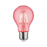 Ampoule LED à verre rouge avec culot E27 pour éclairage décoratif intérieur