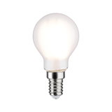 Ampoule LED ronde blanche avec culot E14 pour éclairage économique
