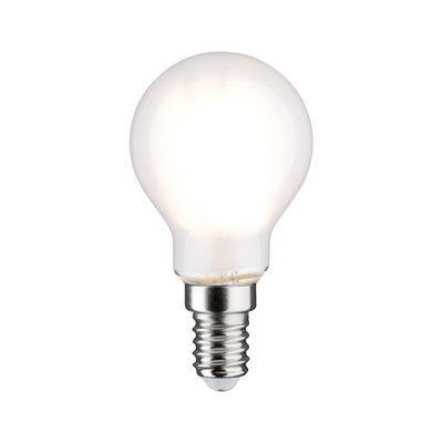 Ampoule LED ronde blanche avec culot E14 pour éclairage économique