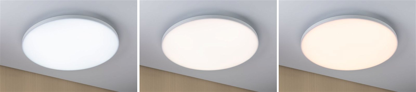 LED Panel Velora rund 600mm White Switch Weiß