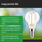 Long-lasting LED light bulb held in hand with green background, energy-saving LED lamp
