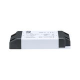 White and black plastic LED driver housing for 20W LED lighting power supply