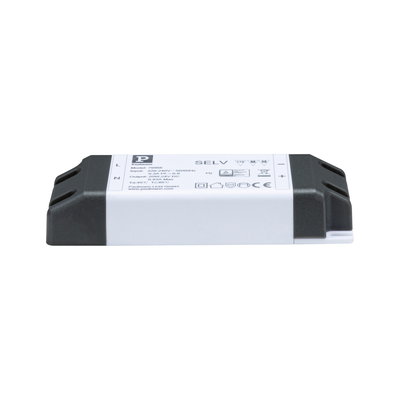 White and black plastic LED driver housing for 20W LED lighting power supply