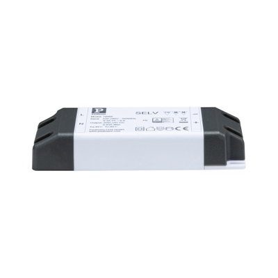 White and black plastic LED driver housing for 20W LED lighting power supply