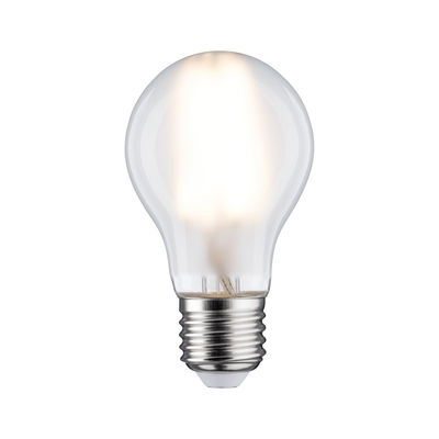Classic light bulb with clear glass and metal base for energy-efficient lighting