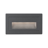 Applique murale LED rectangulaire anthracite avec ouverture en marches pour éclairage d'accent