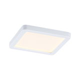 Quadratische LED-Deckenleuchte in Weiß mit warmweißem Licht für moderne Wohnräume