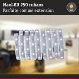 Bande LED MaxLED 250 en lumière blanc chaud, extension flexible pour éclairage intérieur