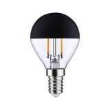 LED bulb with black top and E14 base for energy-efficient lighting solutions
