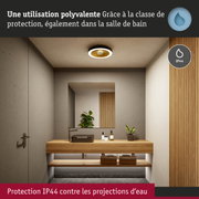 Plafonnier moderne avec protection IP44 pour salle de bain, éclairage LED étanche