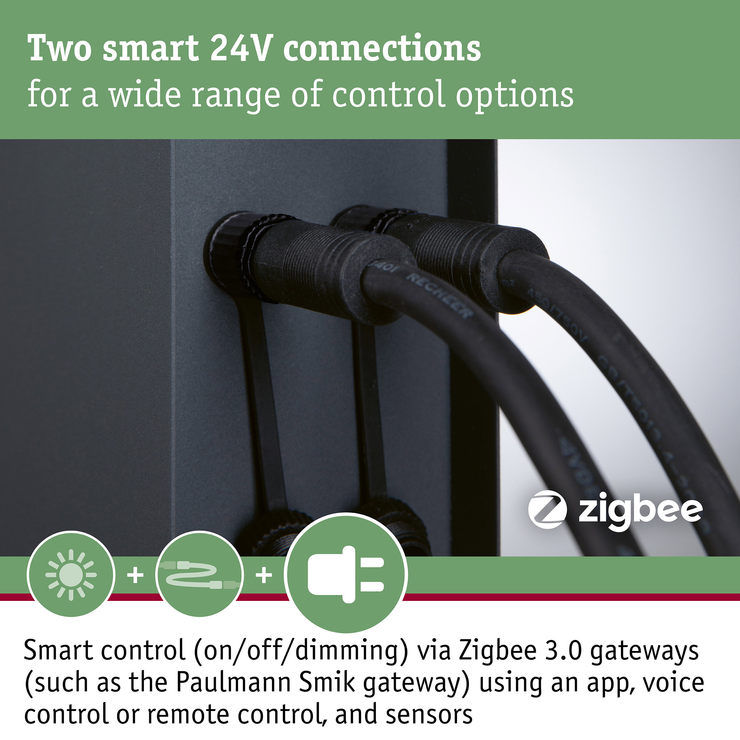 Plug & Shine Socket column Rio incl. Transformer IP44 Anthracite