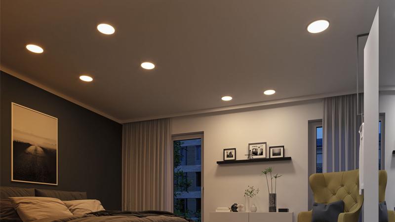 Paulmann LED Einbaupanels mit Smart Home Technik Smarte LED Einbaupanels für einfache Lichtsteuerung