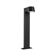 Schwarze Außenwandleuchte aus Metall mit modernem Design für Gartenbeleuchtung