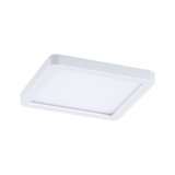 Square white LED ceiling light made of plastic for modern room lighting