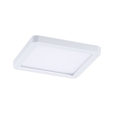 Plafonnier LED carré blanc en plastique pour un éclairage moderne de la pièce