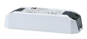 Weißer elektronischer Transformator aus Kunststoff für dimmbare LED- und Halogenlampen