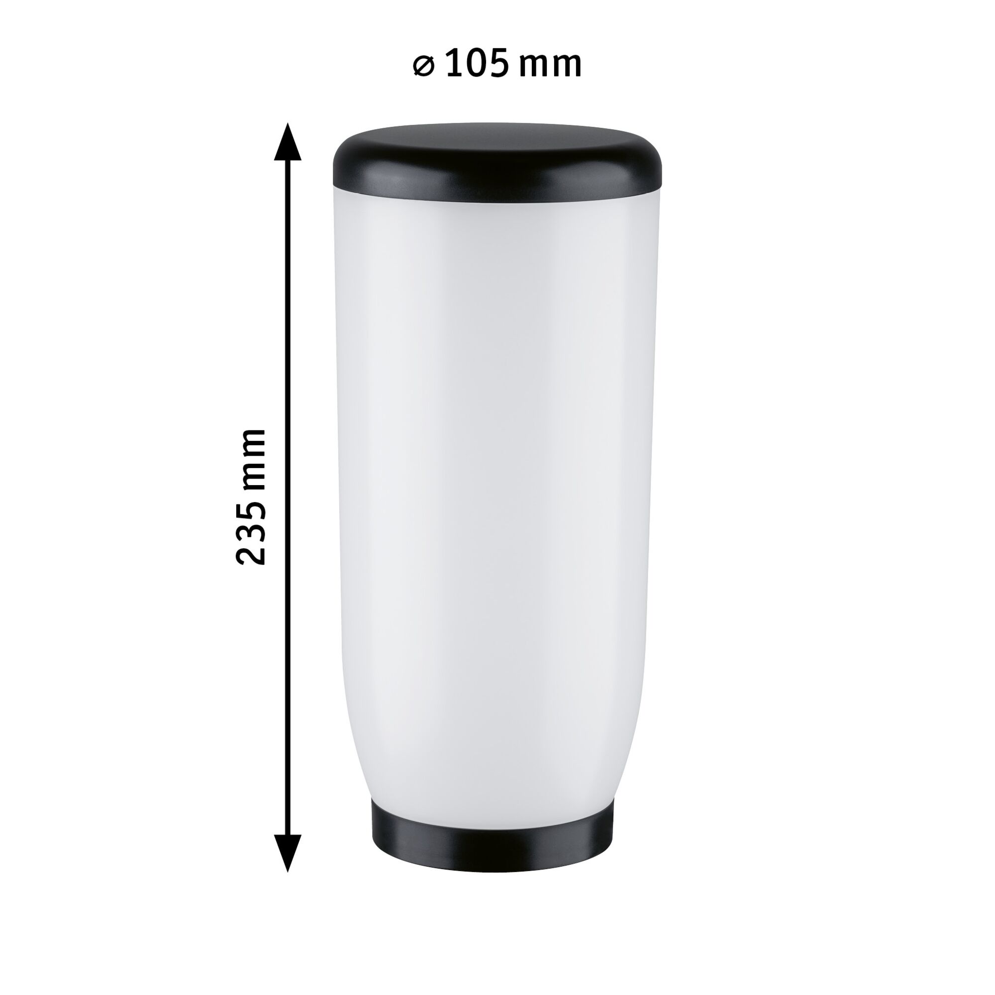 ModuShine Shade Velurio IP44 cylindrical Anthracite/White
