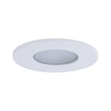 Round white LED recessed panel made of plastic for energy-saving ceiling lighting