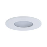 Round white LED recessed panel made of plastic for energy-saving ceiling lighting