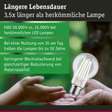 LED-Glühbirne mit längerer Lebensdauer, 3,5x länger als herkömmliche Lampen, energiesparende Beleuchtung