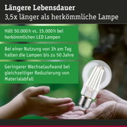 LED-Glühbirne in Weiß mit langer Lebensdauer bis zu 50.000 Stunden, energiesparende Beleuchtung