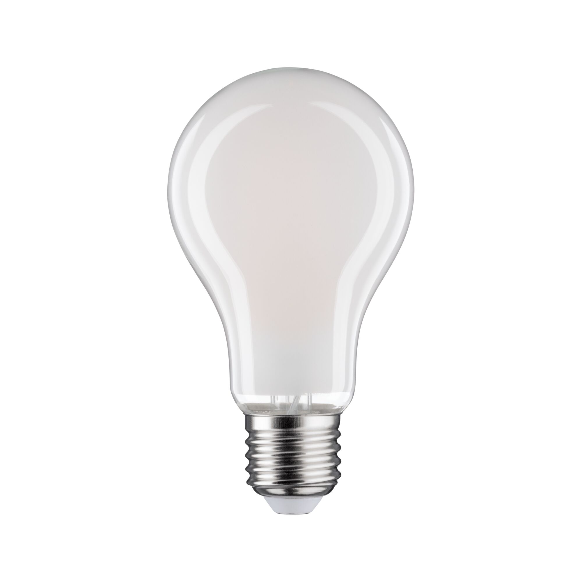Classic LED light bulb with frosted glass and E27 base for energy-efficient lighting