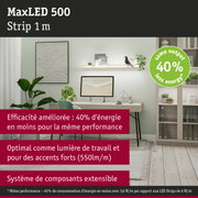 Bande LED MaxLED 500 1 m blanche pour éclairage économique et accents lumineux intérieurs