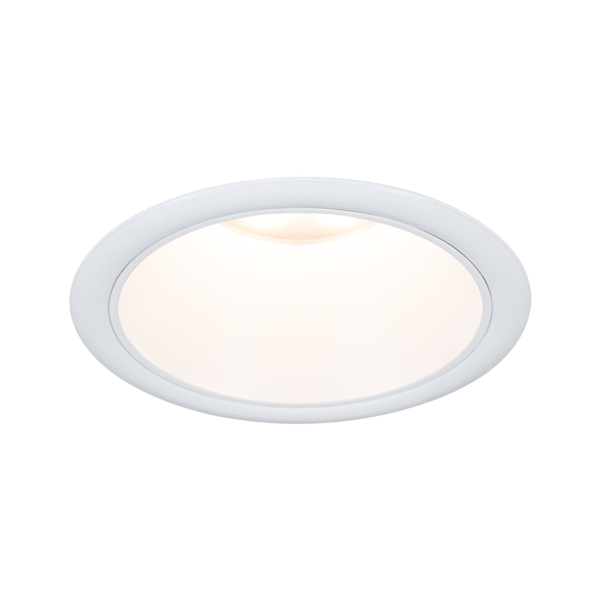 Panneau LED encastré rond blanc avec lumière blanc chaud pour éclairage économique