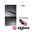 LED Pendant luminaire Smart Home Zigbee 3.0 Aptare 2700K dimmable 1800lm / 1800lm 2x18W Brushed black Black aluminum LED pendant light with remote control and Zigbee for smart home lighting solutions