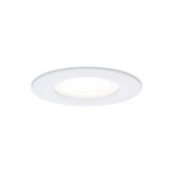 Spot encastré LED rond blanc en plastique pour éclairage de plafond économique