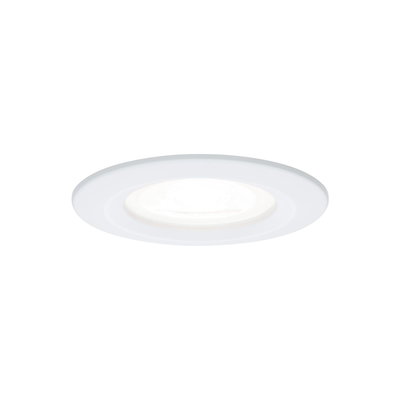 Spot encastré LED rond blanc en plastique pour éclairage de plafond économique
